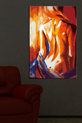 Painting by Numbers Abstract ArtSilent Girl